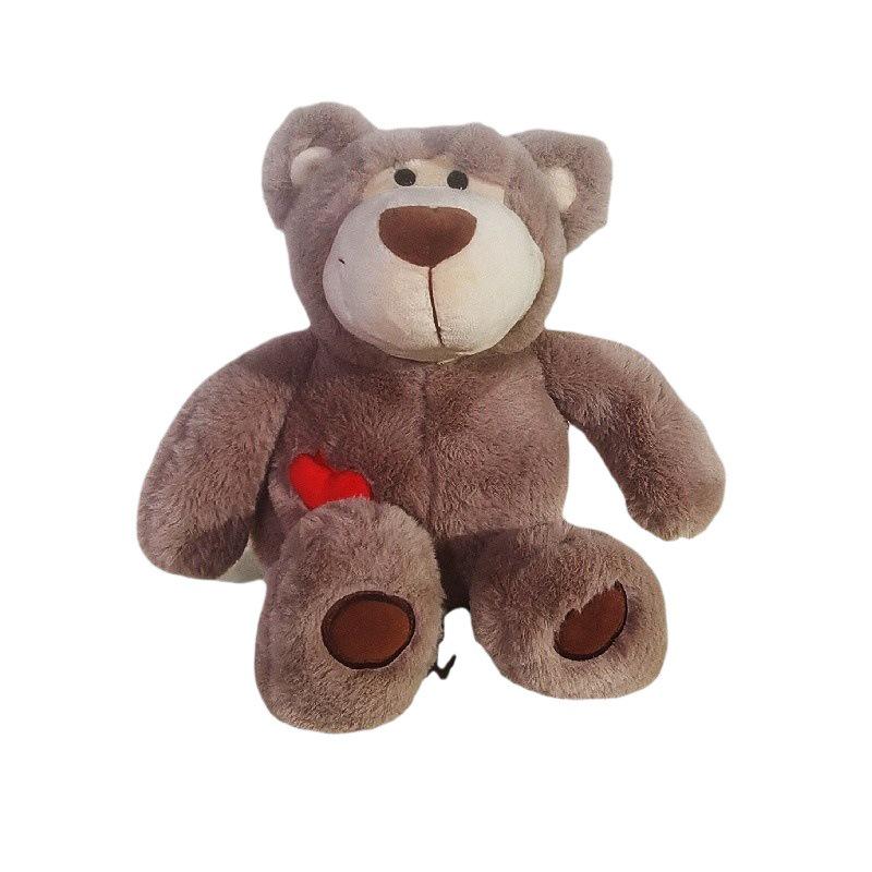 Heart Bear Long Plush Toy - Soft, Huggable Teddy Bear Stuffed Animal Gift