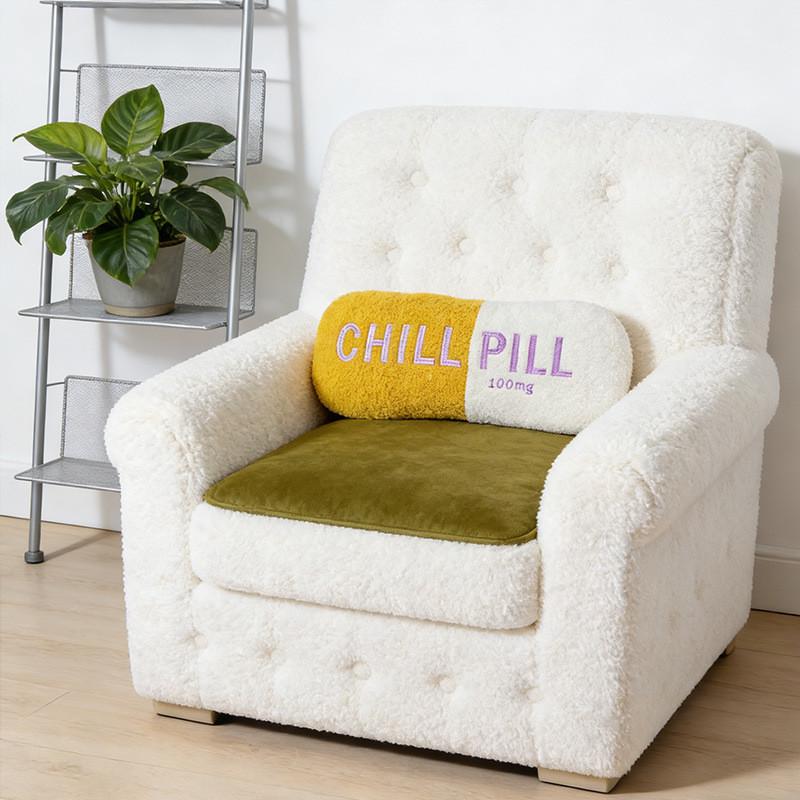 Modern Teddy Plush Pillow With Unique Shape For Living Room Decor And Lounge Use