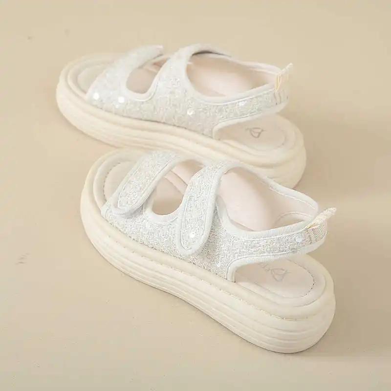 Fashion Light Weight Lightweight Slippers For Summer Women's Sneakers Sale Shoes Low Luxury Sandals Sports Second Hand