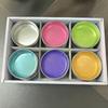 7 Colors  Liquid Mud, Slime Bubble Gel Stress Relief Toy, Elastic Glass Transparent Crystal Mud,  Diy Clay