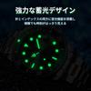 Analog Quartz Water Resistant to 3 Stainless Rotating Date Luminous Large Perfect for Job and More Men's Watch, ATM, Steel, Bezel, Display, Display,