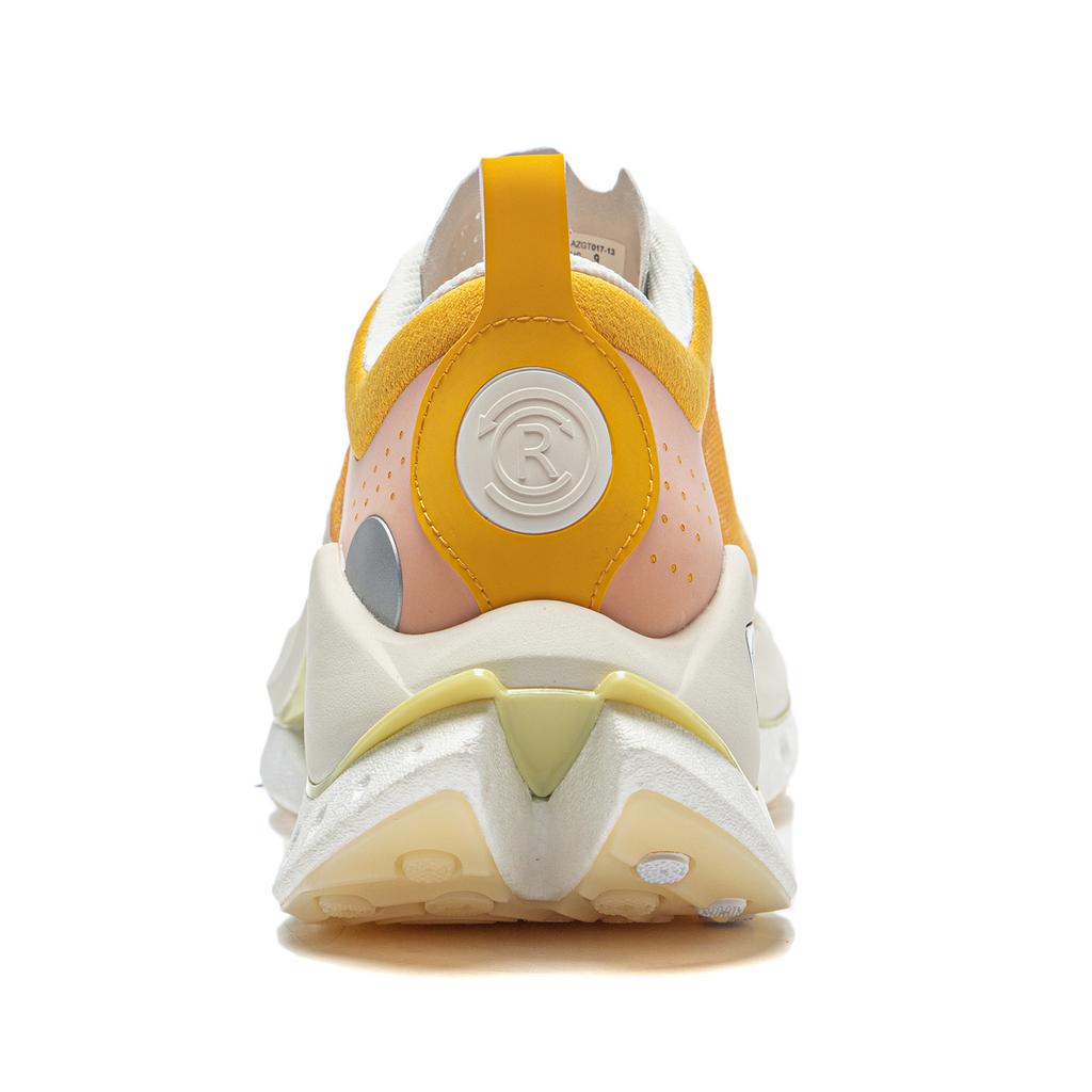 Li Ning Absolute Shadow CRC Comfortable Lightweight Shock Absorption Rebound Low Top Running Shoes Men Running Shoes Vanilla-Yellow AZGT017-13