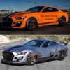 Ford Mustang GT Racing Stripes: Side Skirt and Hood Decals for Modified Cars