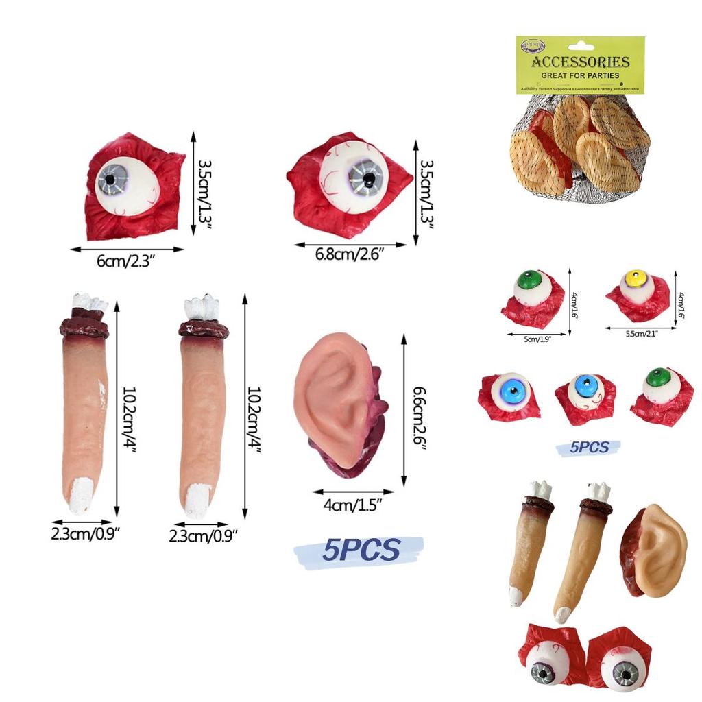 High-quality Halloween Costume Props With Terrifying Scars And Startling Organs