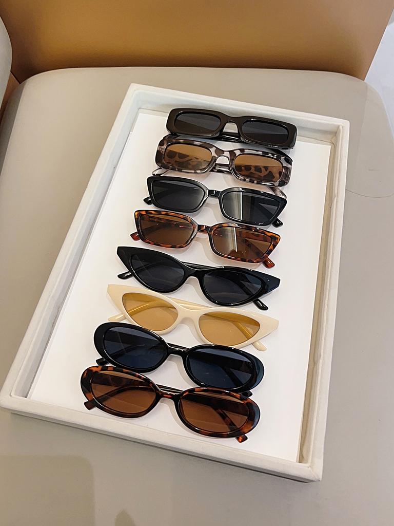 [Quality Pc]8Pcs/14Pcs Women's Mixed Fashion Glasses Set/chic Black, Tortoiseshell and Leopard frame/A Perfect Gift for Family