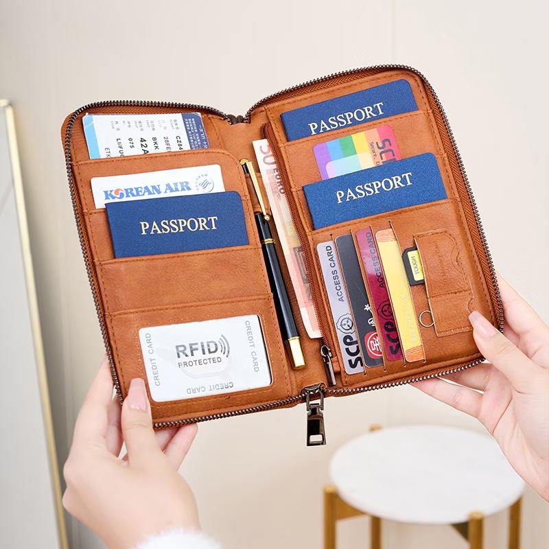 MDNGMDNG Anti-Magnetic Passport Wallet & Document Organizer