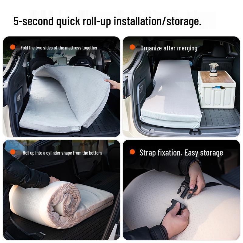 Xiaomi SU7 YU7 Trunk Inflatable Car Mattress Pad for Back Seat Sleeping.