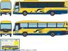 TOMYTEC The Bus Collection Bus Collection JR Tokai Bus Yellow Bus Set of 2 Diorama Supplies 335474