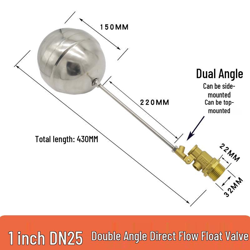4-Point Stainless Steel Float Valve for Hot Water Dispenser and Rice Steamer