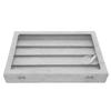 Pin Display Case Transparent Glass Soft Flocking Dustproof Pin Shadow Box for Military Medal Badge