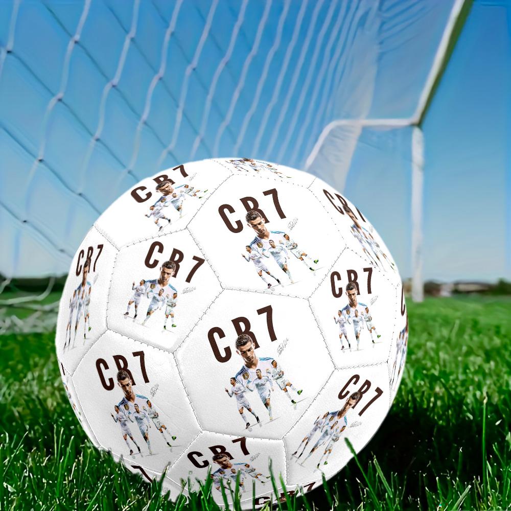 Cristiano Ronaldo19 Size 5 Soccer Football Machine Sewn Indoor/Outdoor Universal Football Surprise Collection Gift