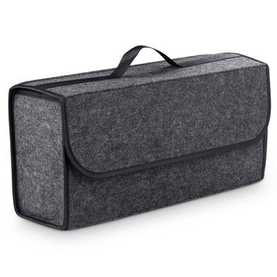 Składane pudełko do przechowywania z pokrywką, Pudełko do przechowywania w samochodzie, Torba do przechowywania w samochodzie, Materiał filcowy, Antypoślizgowe,