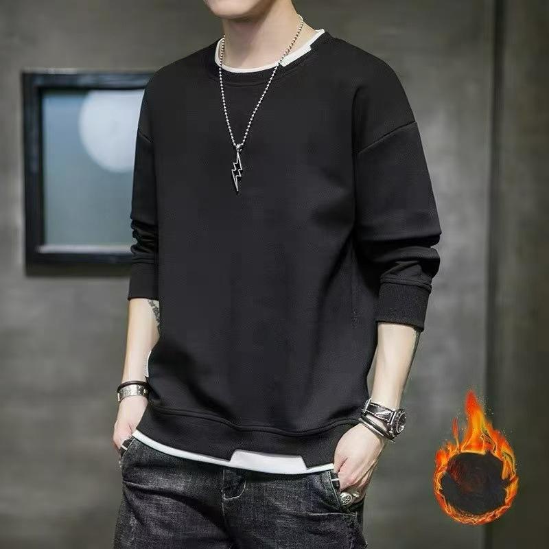 Spring Men's Long-sleeved Trend Men's Long-sleeved Casual Loose-fitting Tide Brand Long-sleeved Men's Sweater