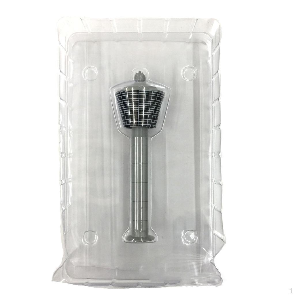 1/400 Airport Control Tower, Hand Painted Desk Decoration Diorama, Simulation Micro Landscapes