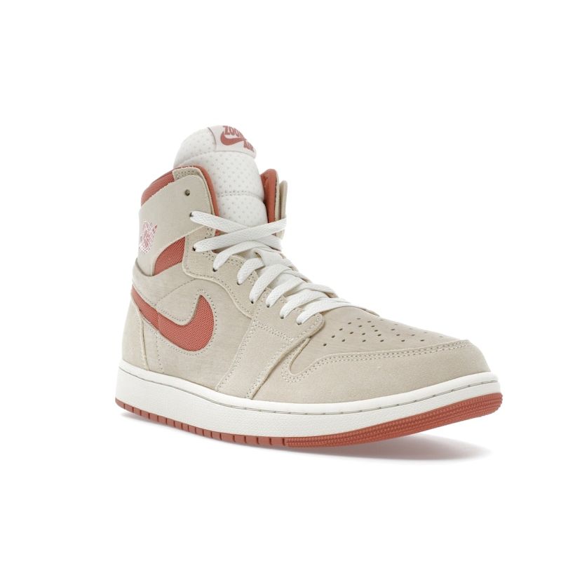 Air Jordan 1 High Zoom Comfort 2 Sail Burnt Sunrise Men Sneakers Cream Terra-Blush DV1307-102