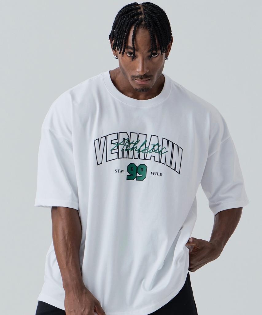 Beleumaneopaeleol 99 Logo Oversized Short Sleeve T-Shirt 4 Colors