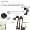 Magic Articulated Arm 32" Bracket for Gopor DSLR Camera Camcorder Smartphone Clamp Wall Mount Mini Tablet Webcam Video Studio