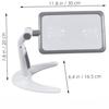 Portable Led Magnifier Adjustable Light Handheld and Desktop Reading Device for Books for Seniors and Crafting Activities Battery-Powered Convenience
