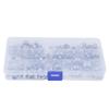 165Pcs Stainless Steel Screw Lock Nuts Assortment Kit Fasteners Hardware Accessories
