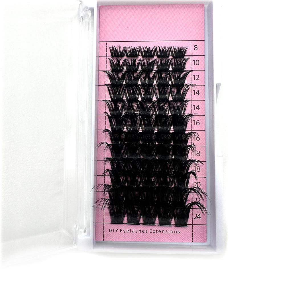 Пучковые накладные ресницы Ресницы 25 мм Пучковые накладные ресницы Сделай сам накладные ресницы Экстравагантные ресницы