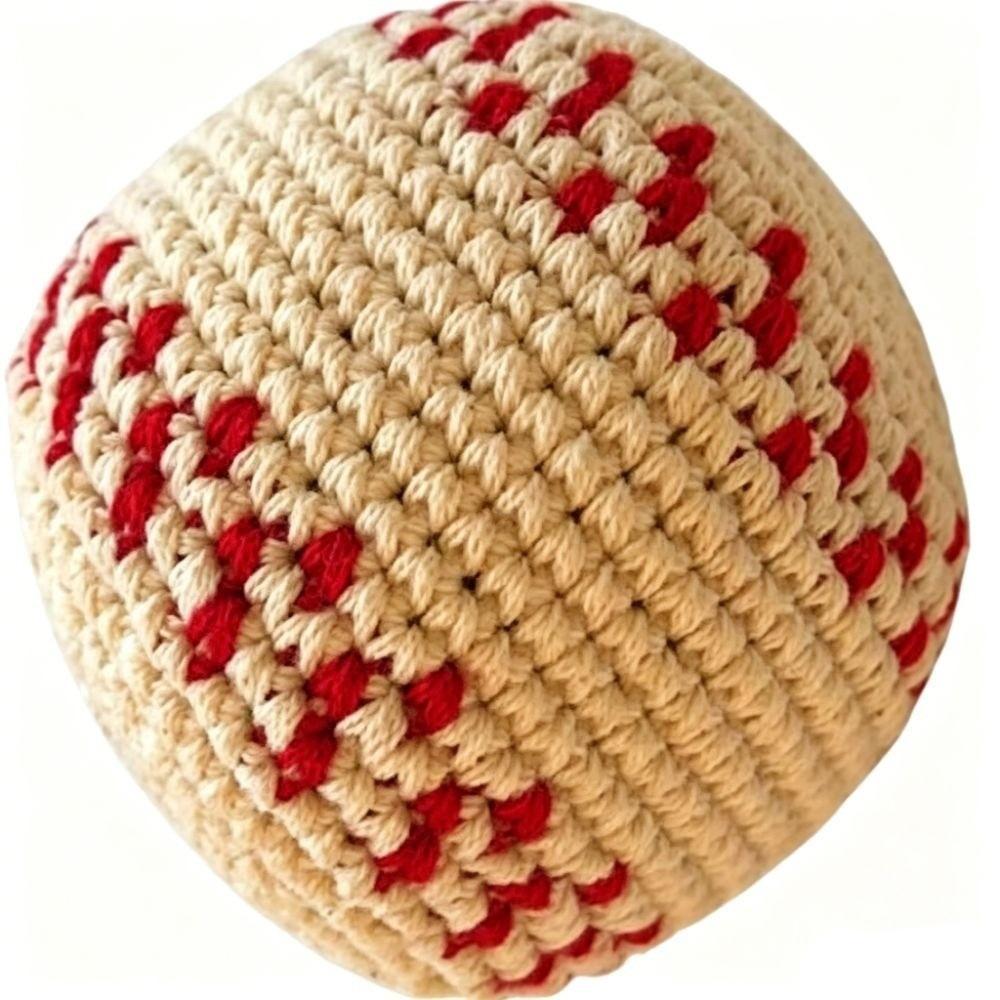 Lightweight Crochet Sports Ball Cotton Soft Ball Toy New Plush Sports Ball Beach Game
