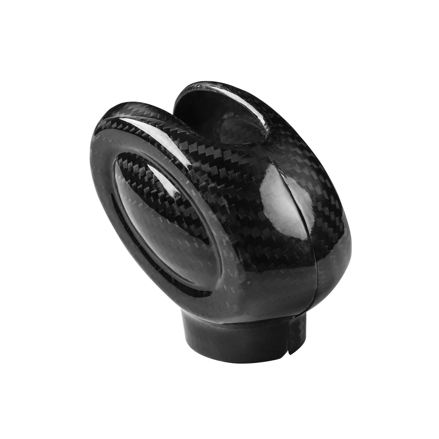 

Для Mini Cooper F54 F55 F56 F57 F60 Countryman Наклейки з вуглецевого волокна Оздоблення салону Кришка ручки перемикання передач автомобіля чорний