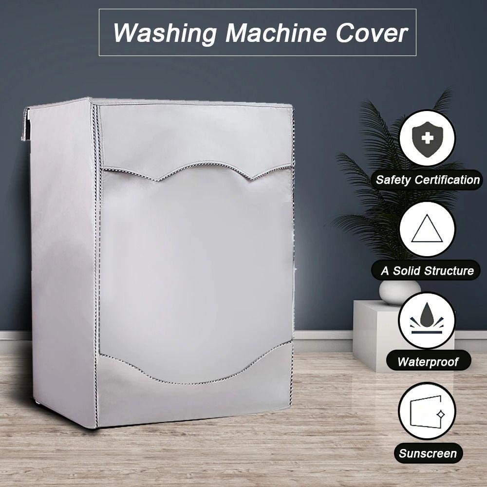 Oxford Washer Dryer Cover With Roll Edge Dust Proof Cover Washer Covers For Front Loading Machine