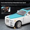 1/22 Scale Rolls Phantom Alloy Car Model Diecasts Metal Vehicles Collect Simulated Decorations Sound & Light Gifts for Kids