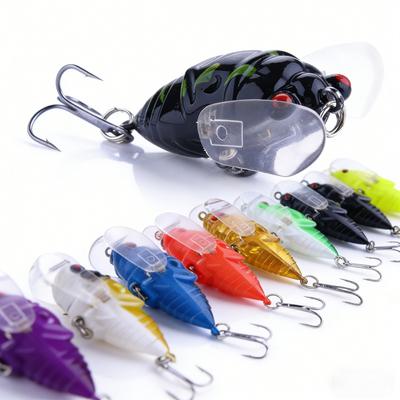 Bionic Insect Lure Fake Bait4CM6GFloating Type Freshwater Cicada Bait Fishing Lure