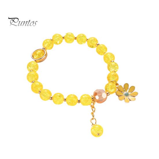 

Студенческий браслет с подсолнухом и бисером, сладкий корейский стиль, универсальный браслет, подарок для девочек 6