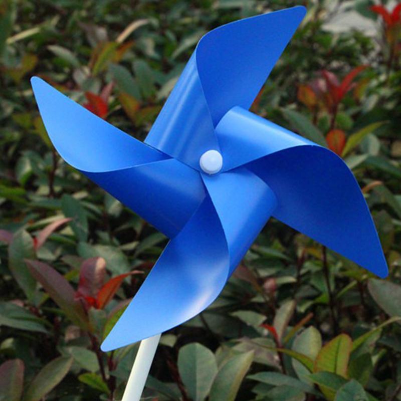 20PCS/Set Assorted Mixed Color 19CM Size Plastic Windmills  Self-assembly Windmill Party Decoration Game Props Carnival Gift ZYF