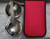 Portable Folding Stainless Steel Camping Tableware Set