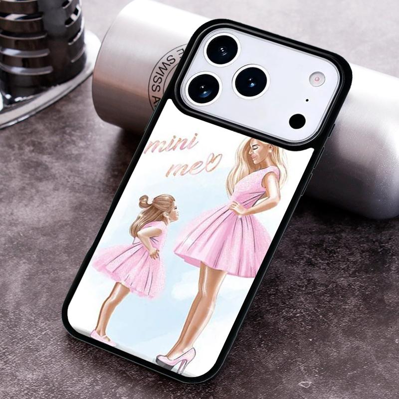 Mom Daughter Girl Son Dad Phone Case for iPhone 17 16 15 Pro Max Air 14 13 12 11 Plus Shockproof Capa Cover