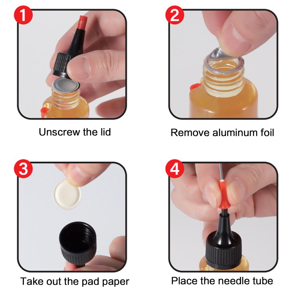 30ml Bicycle Lock Lubricant Oil Fine Machinery Lubricant For Locks Chains Door Hinges Precision Instrument Anti-Corrosion 1/3pcs