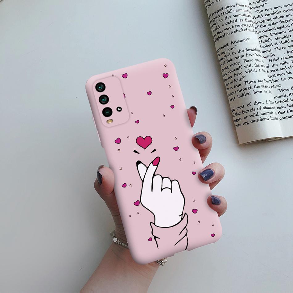 Love Heart Case For Xiaomi Redmi 9T Redmi9T 9 T T9 Cover 2021 Cactus Avocado Soft Silicone Phone Case Coque Fundas Bumper 6.53"