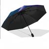 New York Rangers Print Auto 8?Ribs Folding Umbrella Wind Resistant Lightweight Automatic Umbrella For Daily Travel