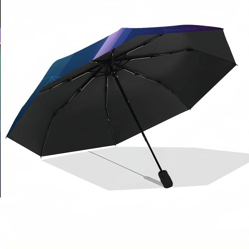 New York Rangers Print Auto 8?Ribs Folding Umbrella Wind Resistant Lightweight Automatic Umbrella For Daily Travel