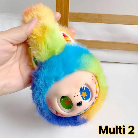 Labubu „Big Into Energy“ Plüsch-Ohrenwärmer – Ultraweiche Winter-Ohrenwärmer für Outdoor, Reisen & Alltagsstil