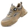 Safety Shoes Men's Button Labor Insurance Shoes Anti-smashing and Anti-puncture Shoes Insulated Electrical Shoes Wear-resistant and Comfortable Safety