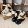 Winter Y2k Vintage Faux Fur Leg Warmers Warm Furry Boots Cover Socks Punk Jk Knee-length Sock Hiphop Hotgirl Cosplay Accessories