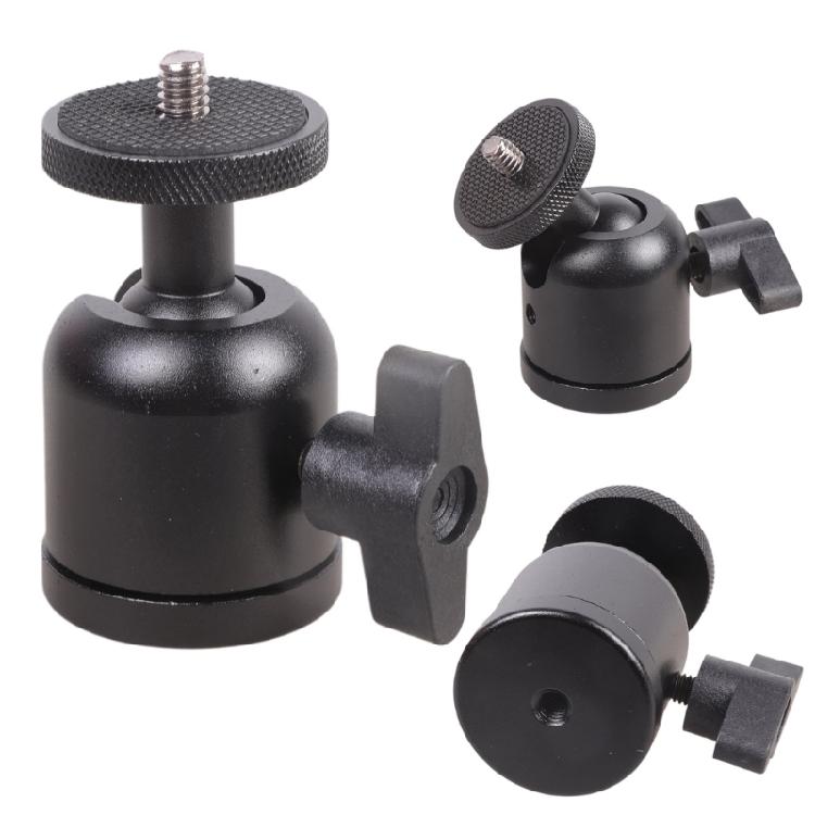 Rotating Aluminum Adapter Converter 3/8 To 1/4 Screw Suitable For Stabilizing Cameras Projectors And Recording Devices