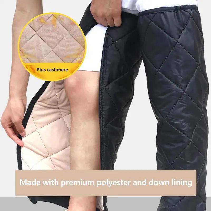 Motorcycle Kneepads Winter Plus Velvet Warm Bicycle Cold-proof Leg Warmers Knee Protector Windproof Warm Rodilleras Ciclismo Mtb