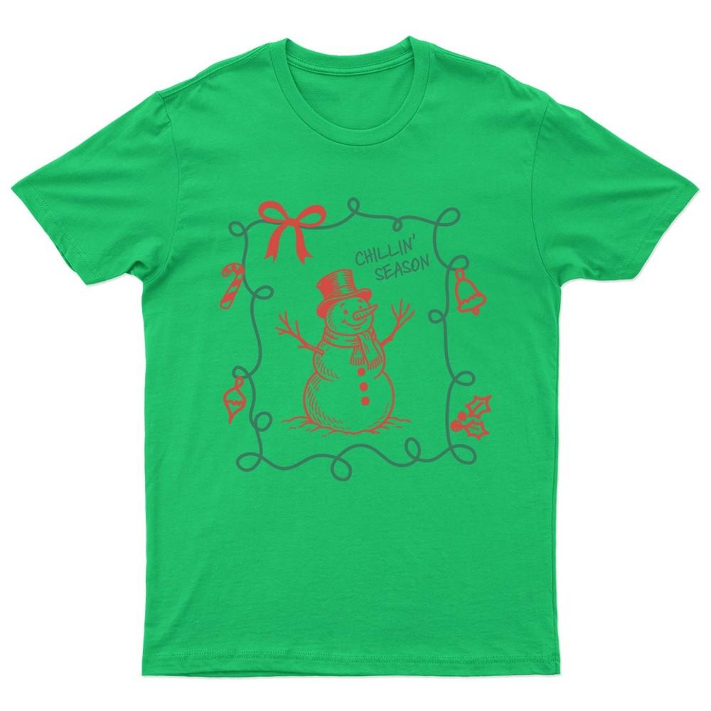 Chillin Season SnowUnisex Christmas Holiday Unisexs TShirt Unisexs Tee Graphic Top a S