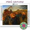 Diamond Painting Halloween Scary Pumpkin Head Man Diamond Mosaic Craft Diamond Embroidery Painting