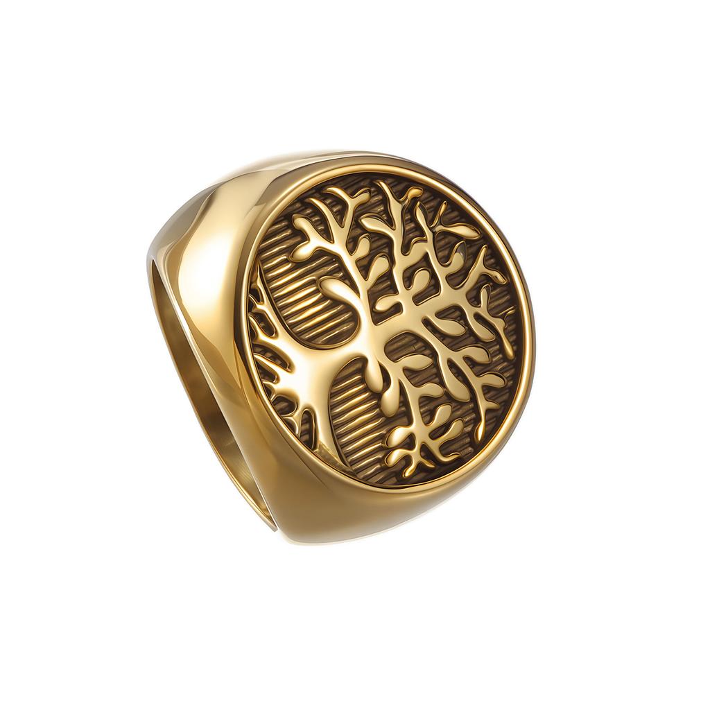 Celtic Trinity Knot Titanium Steel Men's Ring Unique Jewelry Band