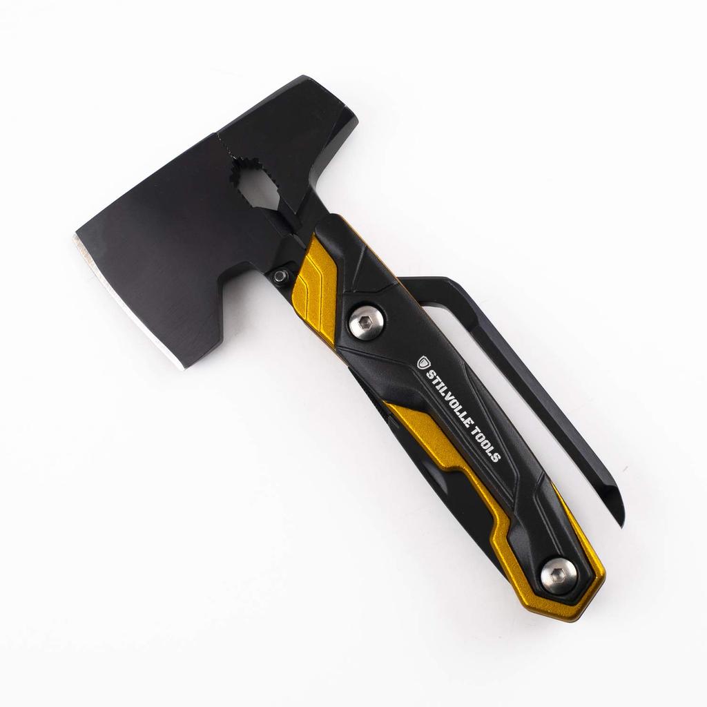 Axe Nine with wire bottle Phillips flathead nail knife STILVOLLE TOOLS A tool that can be kept on hand for and emergency created from the ideas of