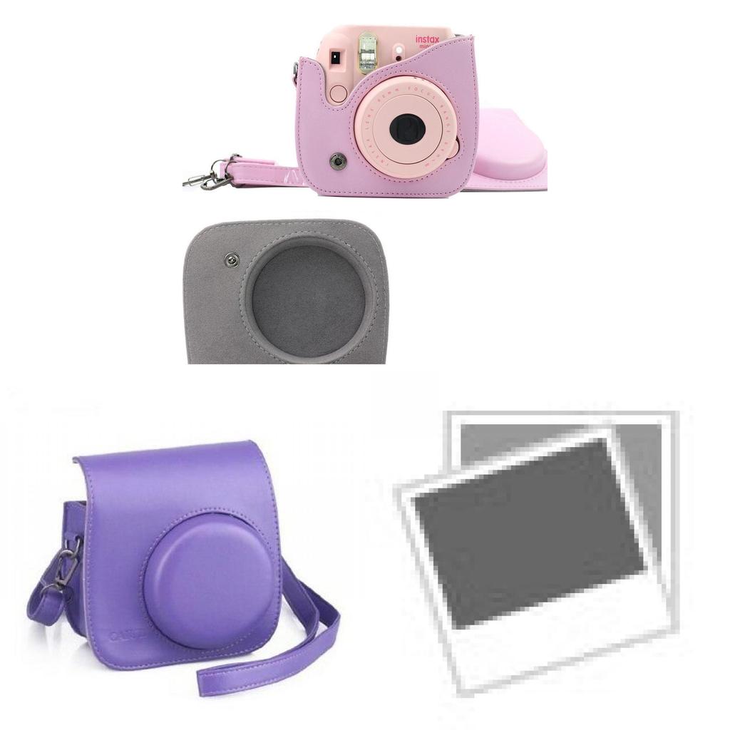 Instax Fujifilm For Mini 8 9 Film Camera Carrying Bag Shoulder Pu Case Hot Cover