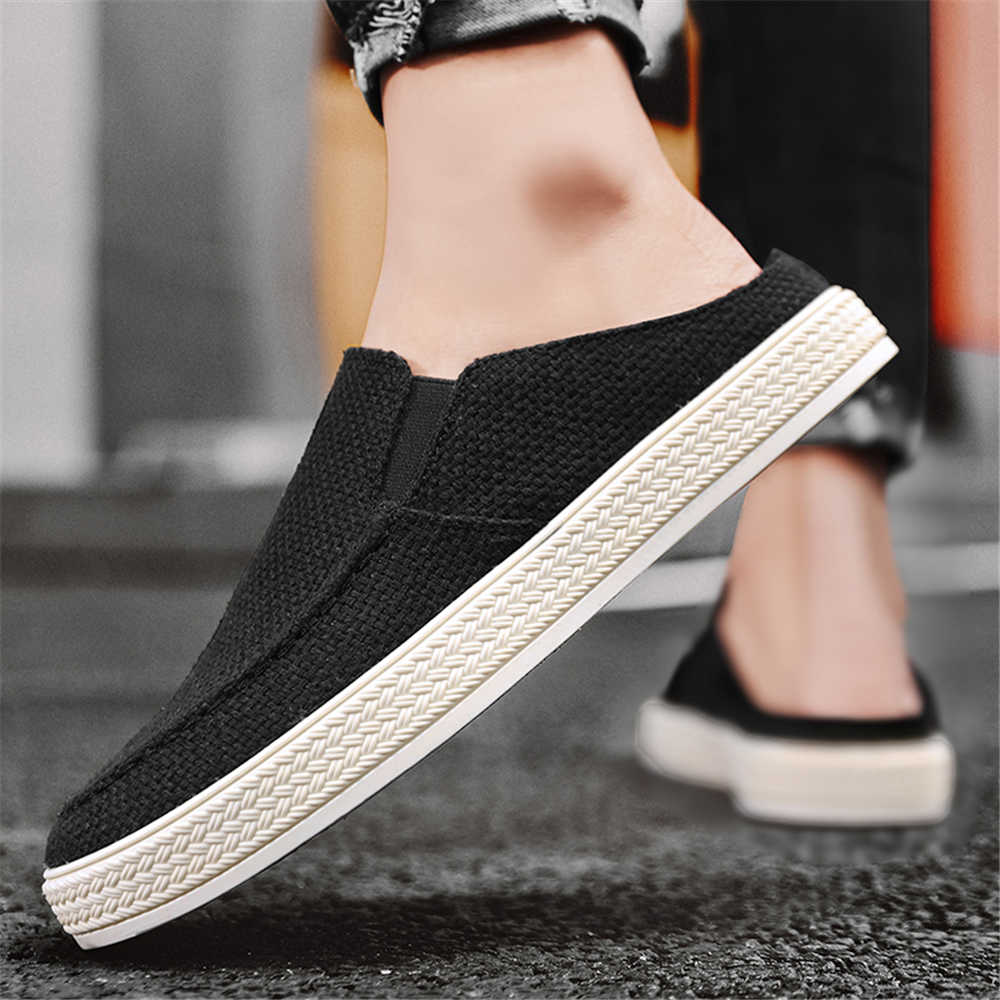 Fashion Canvass Dark Men's Fashion Woven Sneakers Size 44 Couple Shoes Sport New Arrival Advanced Trainers Tenids Welcome Deal Teni