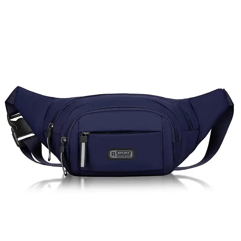 Men's/Women's Waist Bag Large Capacity Multi Functional Crossbody Bag Wear Resistant And Waterproof Sports Outdoor Leisure Running Phone Bag