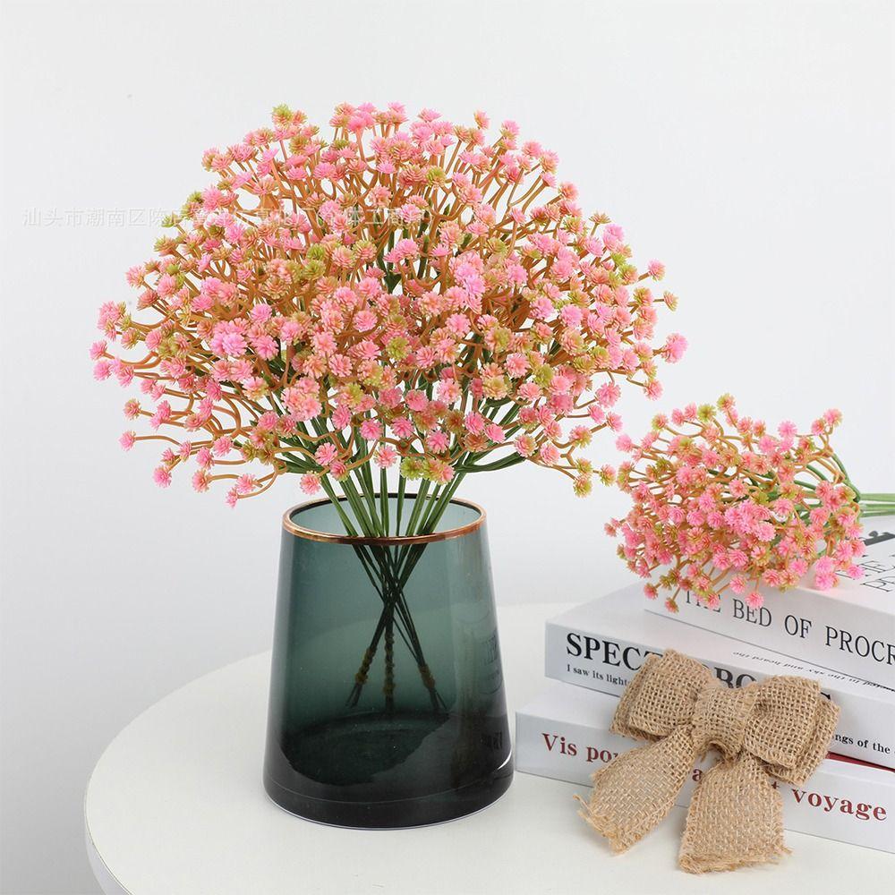 30Pcs Real Touch Artificial Baby Breath Flowers DIY Floral Waterproof Fake Gypsophila Bouquet Realistic Decoration